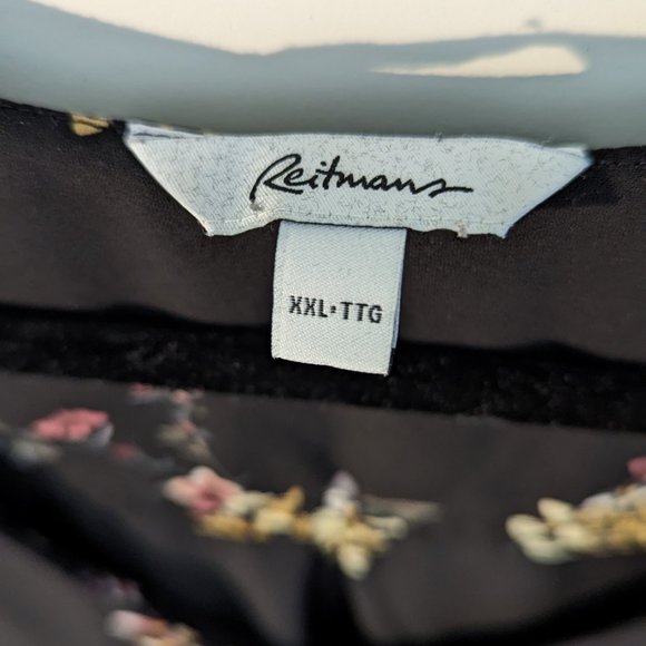 Floral Black Tunic - Picture 2 of 3